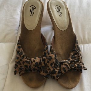 2 inch leopard print heel